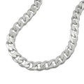 Armband 5,6mm Panzerkette flach mit Muster Silber 925