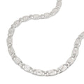 Armband 3,2mm S-Panzerkette flach diamantiert Silber 925