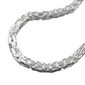 Kette ca. 8mm Königskette vierkant glänzend Silber 925