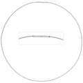 Halsreif Edelstahl 1,0 mm 42 cm Halskette Kette