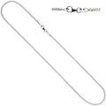 Panzerkette 925 Silber 1,7 mm 42 cm Halskette Kette Silberkette Karabiner