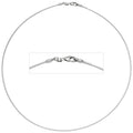 Halsreif 585 Weißgold 1,2 mm 45 cm Gold Kette Halskette Weißgoldhalsreif