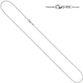 Ankerkette 950 Platin 1,5 mm 45 cm Halskette Kette Platinkette Karabiner