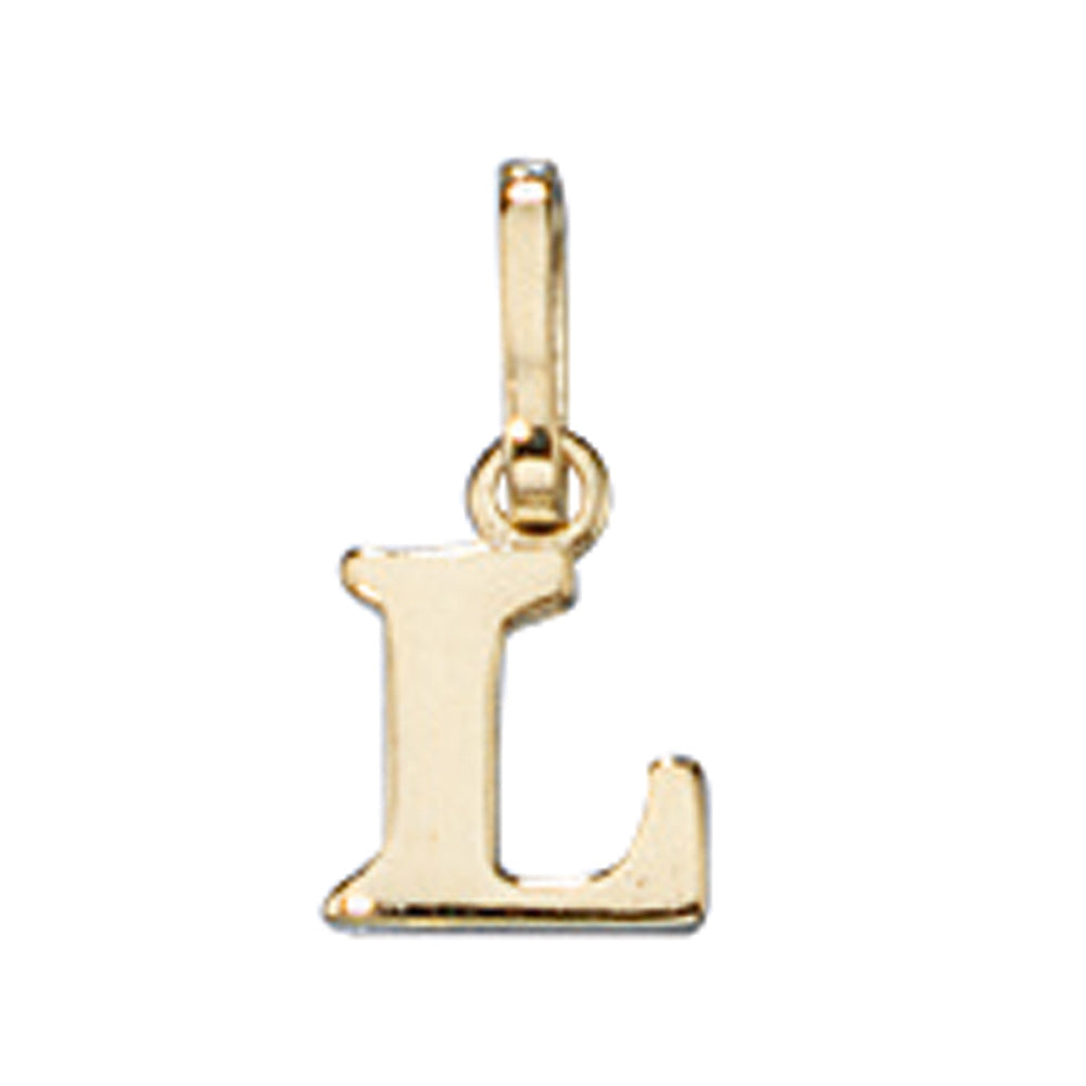 Anhänger Buchstabe L 333 Gold Gelbgold Buchstabenanhänger