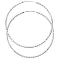 Creolen rund 925 Sterling Silber Ohrringe Silberohrringe Silbercreolen