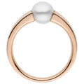 Damen Ring 585 Gold Rotgold 1 Süßwasser Perle Goldring Perlenring