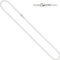 Ankerkette 950 Platin 1,3 mm 42 cm Halskette Kette Platinkette Karabiner