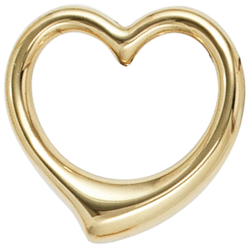 Kinder Anhänger Herz Schwingherz 333 Gold Gelbgold Herzanhänger Kinderanhänger