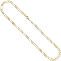 Figarokette 333 Gelbgold 2,8 mm 42 cm Gold Kette Halskette Goldkette Karabiner