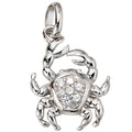 Anhänger Sternzeichen Krebs 925 Silber mit 7 Zirkonia Sternzeichenanhänger