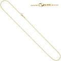 Kugelkette 585 Gelbgold 1,5 mm 42 cm Gold Kette Halskette Goldkette Karabiner