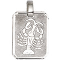 Anhänger Sternzeichen Krebs 925 Sterling Silber matt Sternzeichenanhänger