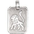 Anhänger Sternzeichen Löwe 925 Sterling Silber matt Sternzeichenanhänger