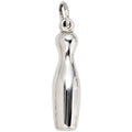 Anhänger Kegel 925 Sterling Silber rhodiniert