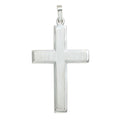 Anhänger Kreuz 925 Sterling Silber matt Kreuzanhänger Silberkreuz