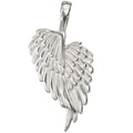Anhänger Flügel Engelsflügel 925 Sterling Silber rhodiniert mattiert