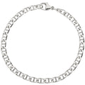 Armband 925 Sterling Silber rhodiniert 21 cm Silberarmband Karabiner