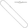 Kugelkette 925 Silber 2,5 mm 60 cm Halskette Kette Silberkette Karabiner