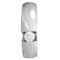 Anhänger 585 Gold Weißgold 1 Diamant Brillant 0,10ct. Weißgoldanhänger