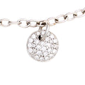 Armband 585 Gold Weißgold 29 Diamanten Brillanten 18,5 cm Weißgoldarmband