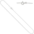 Panzerkette 333 Weißgold 1,3 mm 38 cm Gold Kette Halskette Weißgoldkette