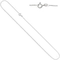 Panzerkette 585 Weißgold 1,7 mm 36 cm Gold Kette Halskette Weißgoldkette