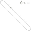 Ankerkette 333 Weißgold 1,3 mm 36 cm Gold Kette Halskette Weißgoldkette