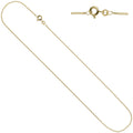 Panzerkette 333 Gelbgold 1,7 mm 38 cm Gold Kette Halskette Goldkette Federring