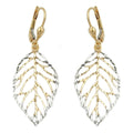 Brisur 45x16mm Blatt durchbrochen 9Kt GOLD