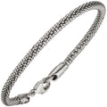 Armband 925 Sterling Silber rhodiniert 19 cm Silberarmband Karabiner