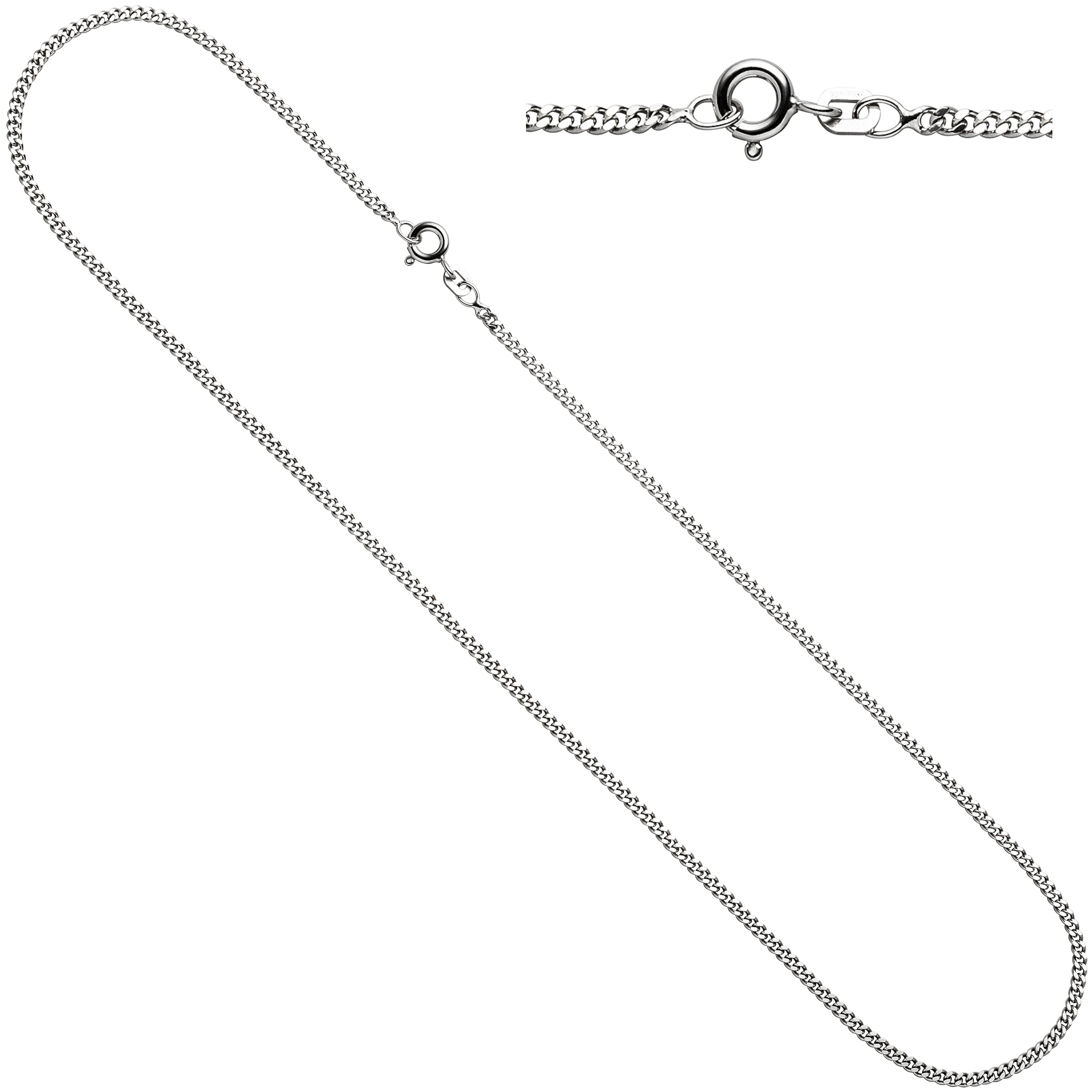 Panzerkette 925 Sterling Silber 1,7 mm 42 cm Halskette Kette Silberkette
