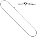 Panzerkette 925 Sterling Silber 2 mm 45 cm Halskette Kette Silberkette Federring