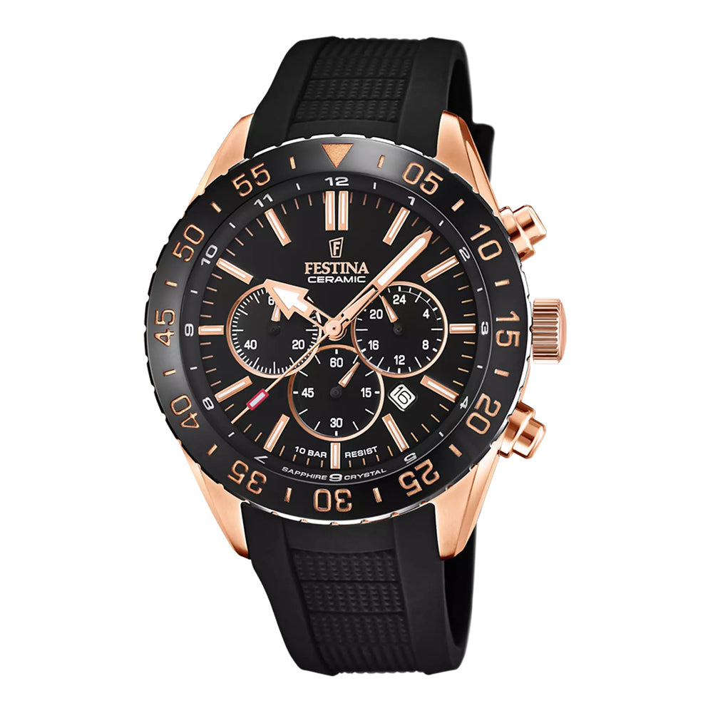 Festina Ceramic F20516/2 Herrenuhr Chronograph