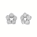 Guess Damenohrstecker JUBE04469JWRHTU